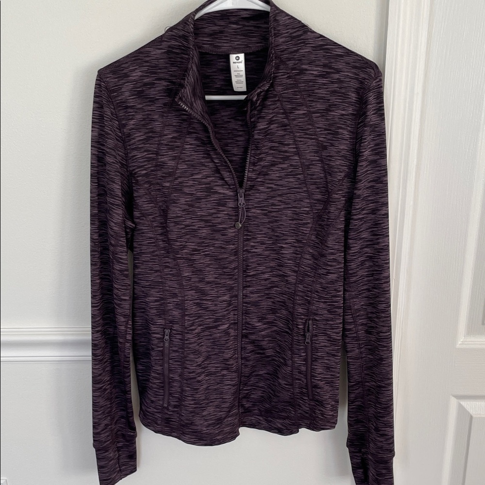 90 Degree By Reflex Heathered Purple Jacket